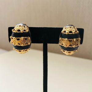 Vintage St. John Clip Earrings